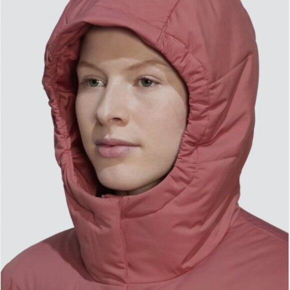 Brand New Women’s Adidas Hooded Short Puffer Coat - Picture 3 of 14